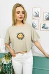 144769 Baskili Crop Tshirt